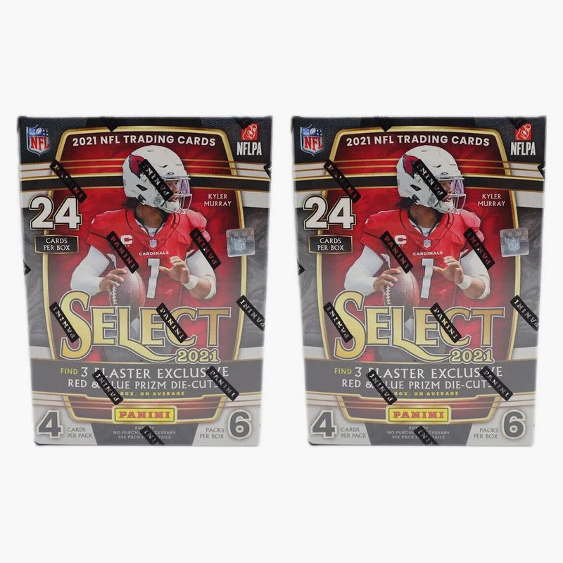 2021 Panini Select Football Blaster Box (red & Blue Prizm Die-cuts) 2x Lot