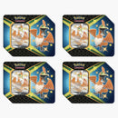Pokémon Tcg Sword & Shield Shining Fates Cramorant V Tin 4x Lot (6 Booster Packs)