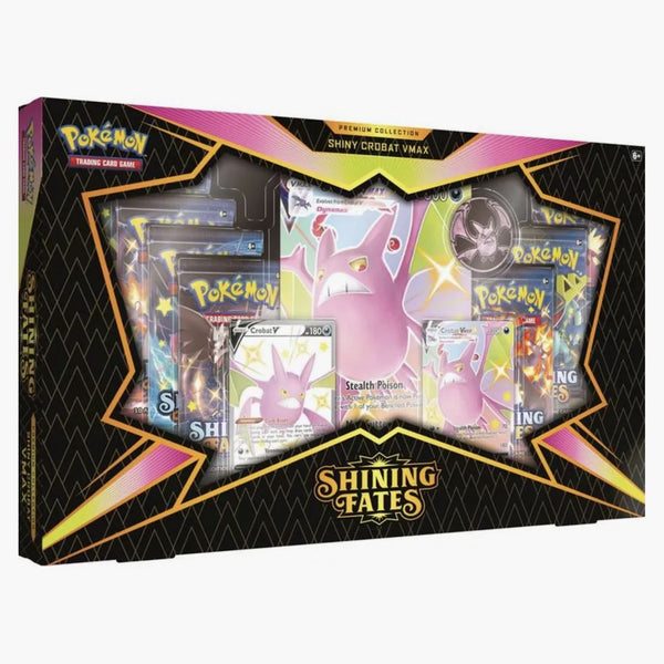 Pokémon Tcg Sword & Shield Shining Fates Shiny Crobat Vmax Premium Collection