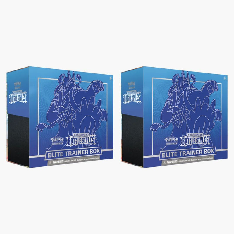 Pokémon Tcg Sword & Shield Battle Styles Elite Trainer Box Rapid Strike 2x Lot