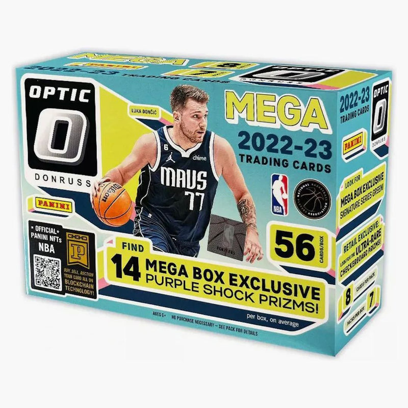 2022-23 Panini Donruss Optic Basketball Mega Box (purple Shock Prizms)