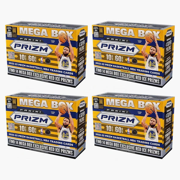 2022-23 Panini Prizm Basketball Mega Box (red Ice Prizms) 4x Lot