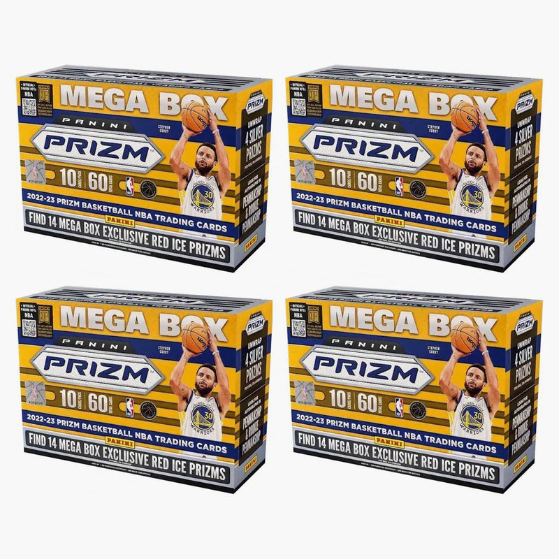 2022-23 Panini Prizm Basketball Mega Box (red Ice Prizms) 4x Lot