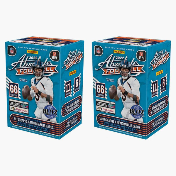2022 Panini Absolute Football Fanatics Exclusive Blaster Box (purple Parallels) 2x Lot
