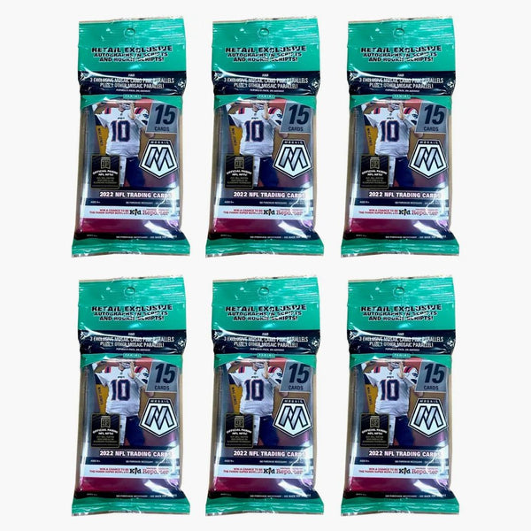2022 Panini Mosaic Football Cello Pack 6x Lot