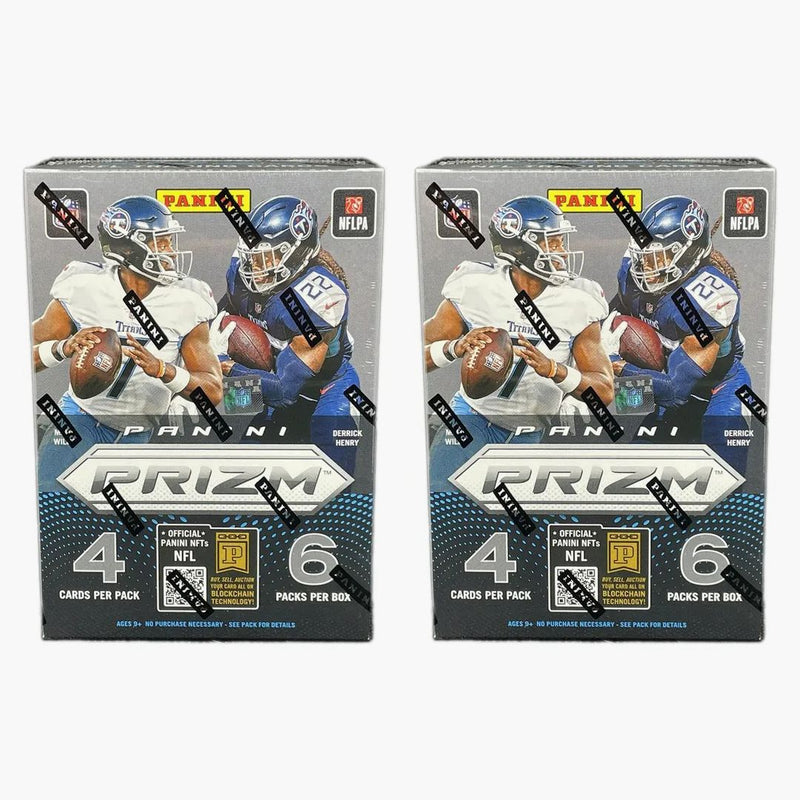 2022 Panini Prizm Football Blaster Box (green Prizms) 2x Lot