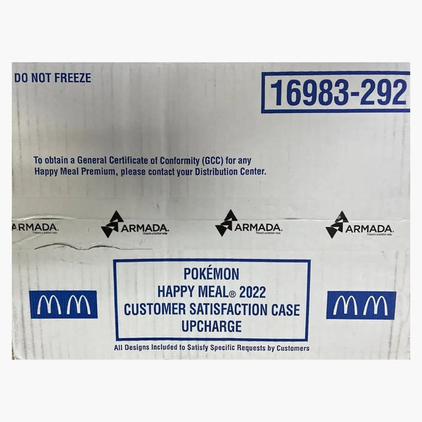 2022 Pokémon Tcg Mcdonald's Happy Meal Match Battle Sealed Case Of 150 Packs (any Version) (us)