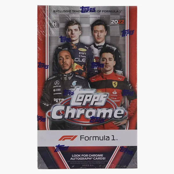 2022 Topps Chrome Formula 1 Racing Hobby Box (18 Packs)