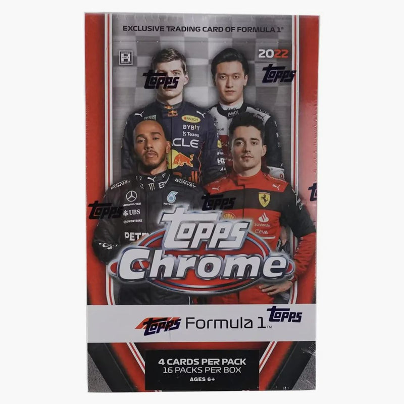 2022 Topps Chrome Formula 1 Racing Hobby Lite Box (16 Packs)