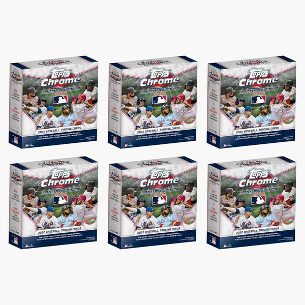 2022 Topps Chrome Logofractor Edition Baseball Box 6x Lot