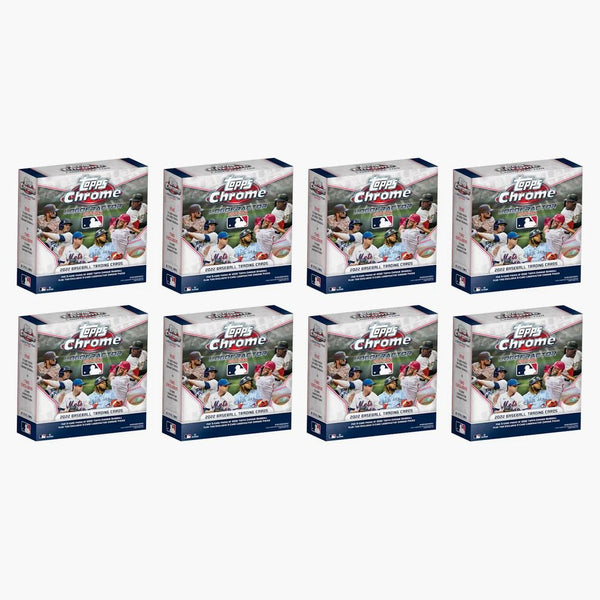 2022 Topps Chrome Logofractor Edition Baseball Box 8x Lot