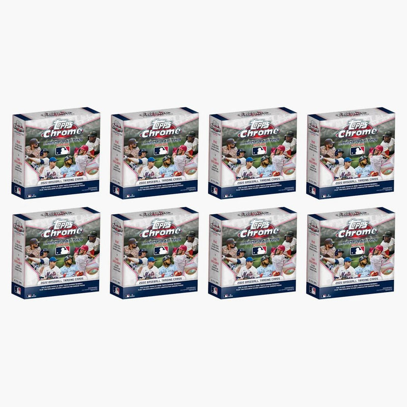 2022 Topps Chrome Logofractor Edition Baseball Box 8x Lot