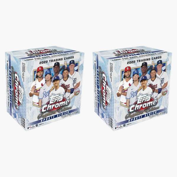 2022 Topps Chrome Update Sapphire Edition Baseball Hobby Box 2x Lot
