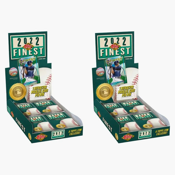 2022 Topps Finest Flashbacks Baseball Hobby Box 2x Lot