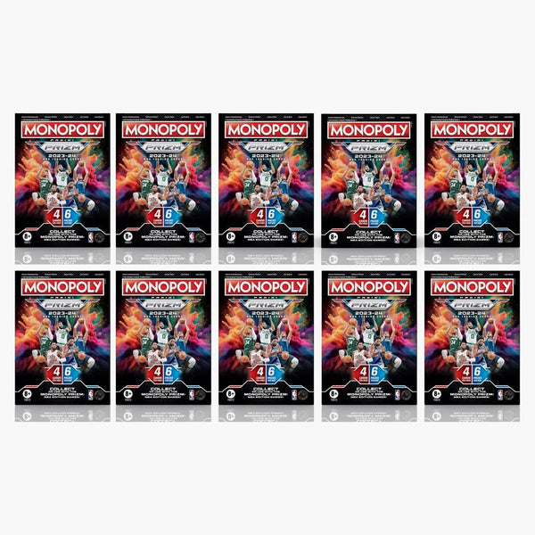 2023-24 Panini Prizm Monopoly Nba Booster Box 10x Lot
