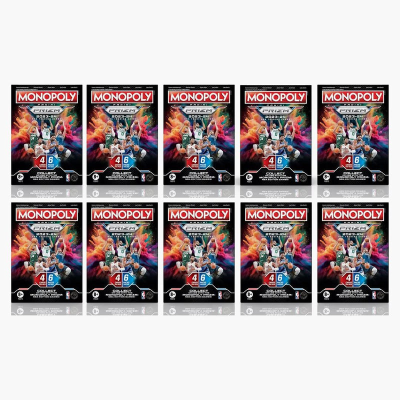 2023-24 Panini Prizm Monopoly Nba Booster Box 10x Lot