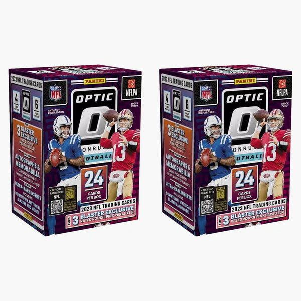2023 Panini Donruss Optic Football Blaster Box (pink Parallels) 2x Lot