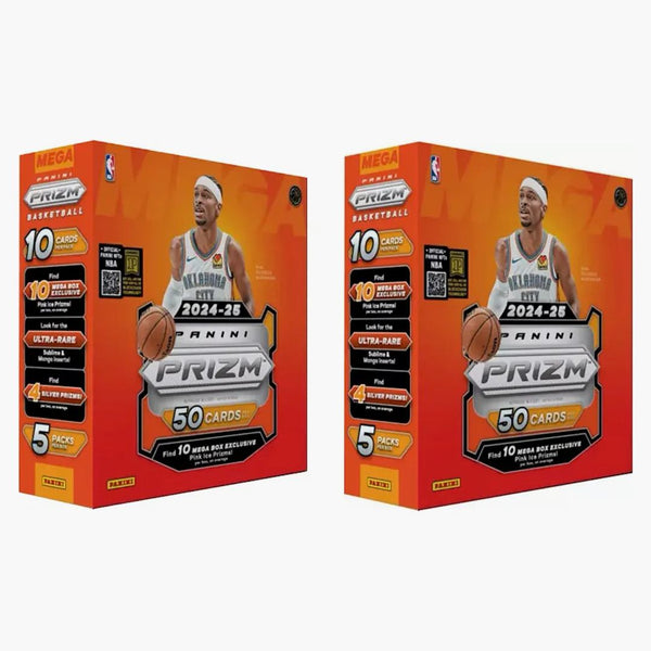 2024-25 Panini Prizm Basketball Nba Mega Box 2x Lot