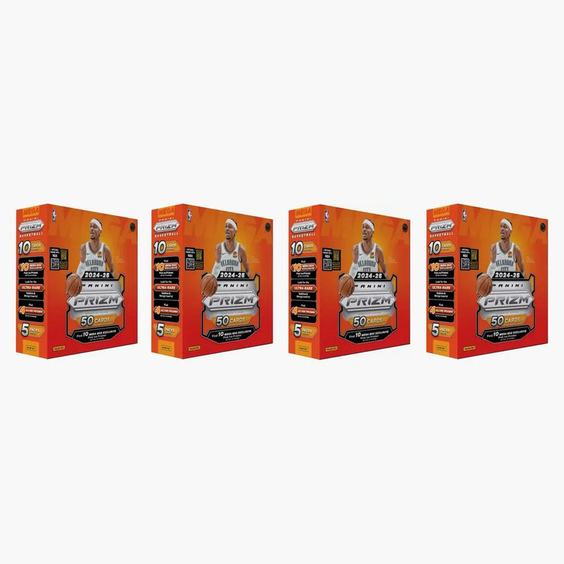 2024-25 Panini Prizm Basketball Nba Mega Box 4x Lot
