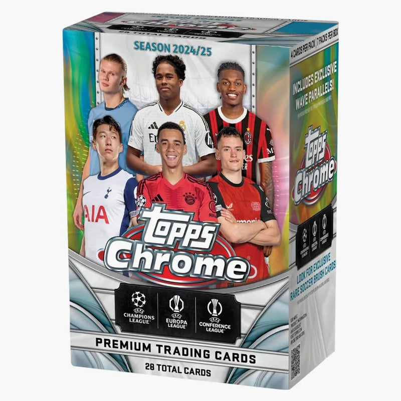 2024-25 Topps Chrome Uefa Club Competitions Value Box