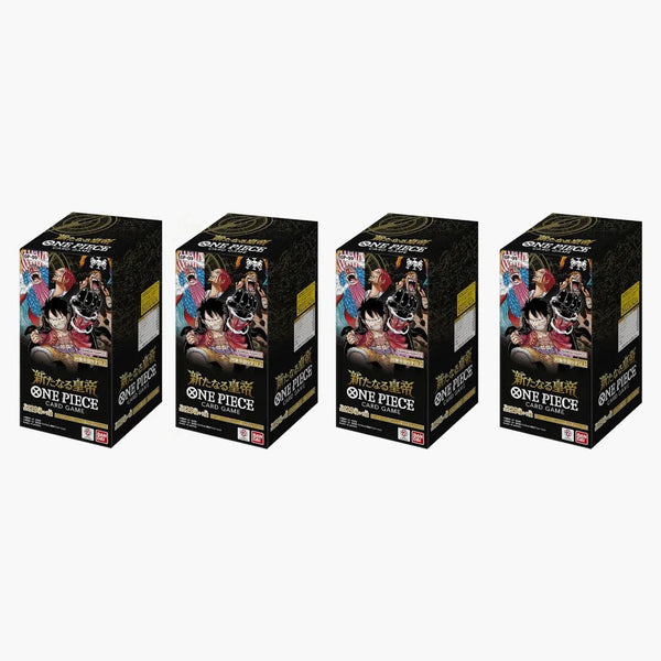 2024 Bandai One Piece The New Emperor Booster Box (op-09 Japanese) 4x Lot