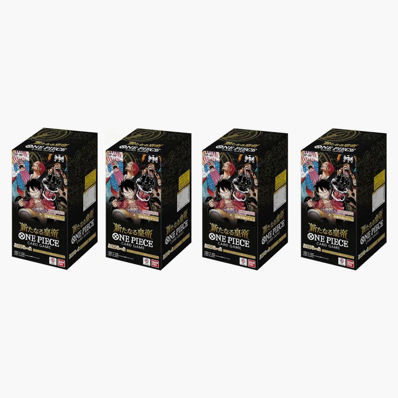 2024 Bandai One Piece The New Emperor Booster Box (op-09 Japanese) 4x Lot