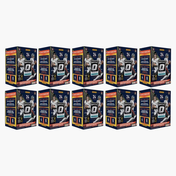 2024 Panini Donruss Optic Football Blaster Box (purple Shock Parallels) 10x Lot
