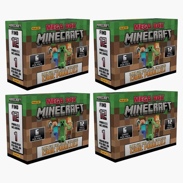 2024 Panini Minecraft Mega Box 4x Lot