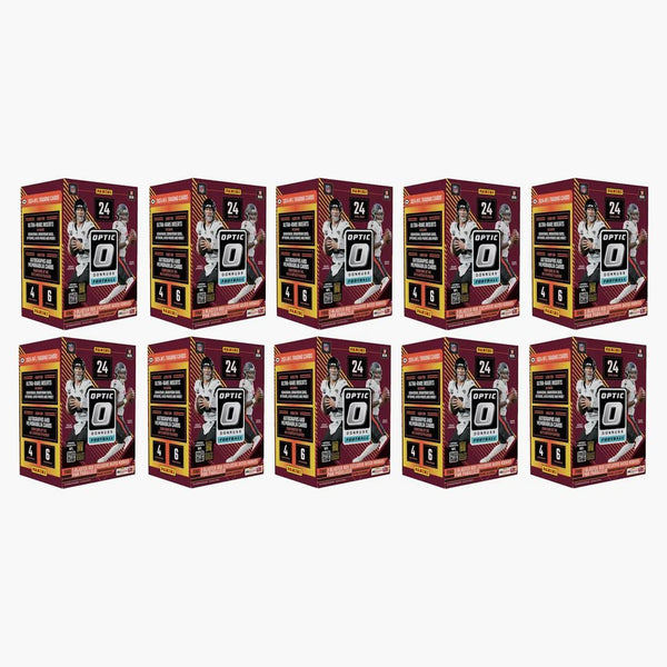 2024 Panini Optic Donruss Nfl Football Blaster Box 10x Lot (pink Parallels)