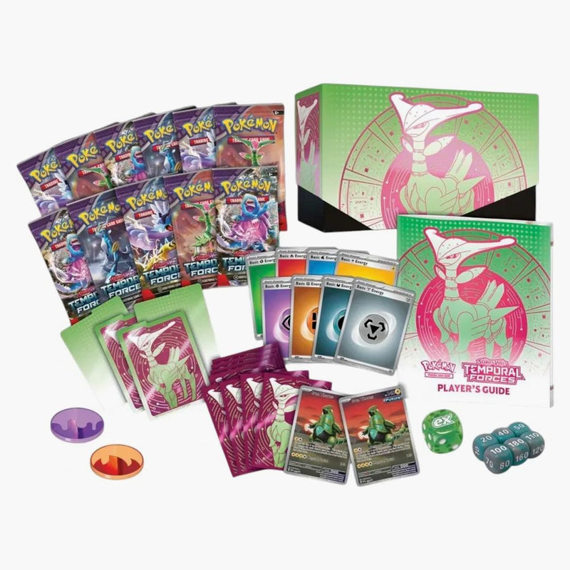 2024 Pokémon Scarlet & Violet Temporal Forces (iron Leaves) Pokemon Center Elite Trainer Box 2x Lot