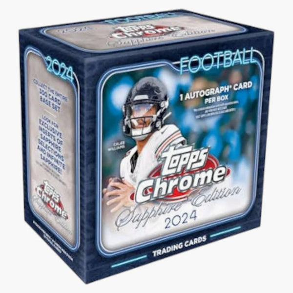 2024 Topps Chrome Sapphire Football Hobby Box