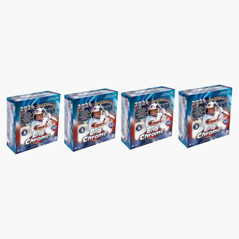 2024 Topps Chrome Update Series Baseball Mega Box 4x Lot