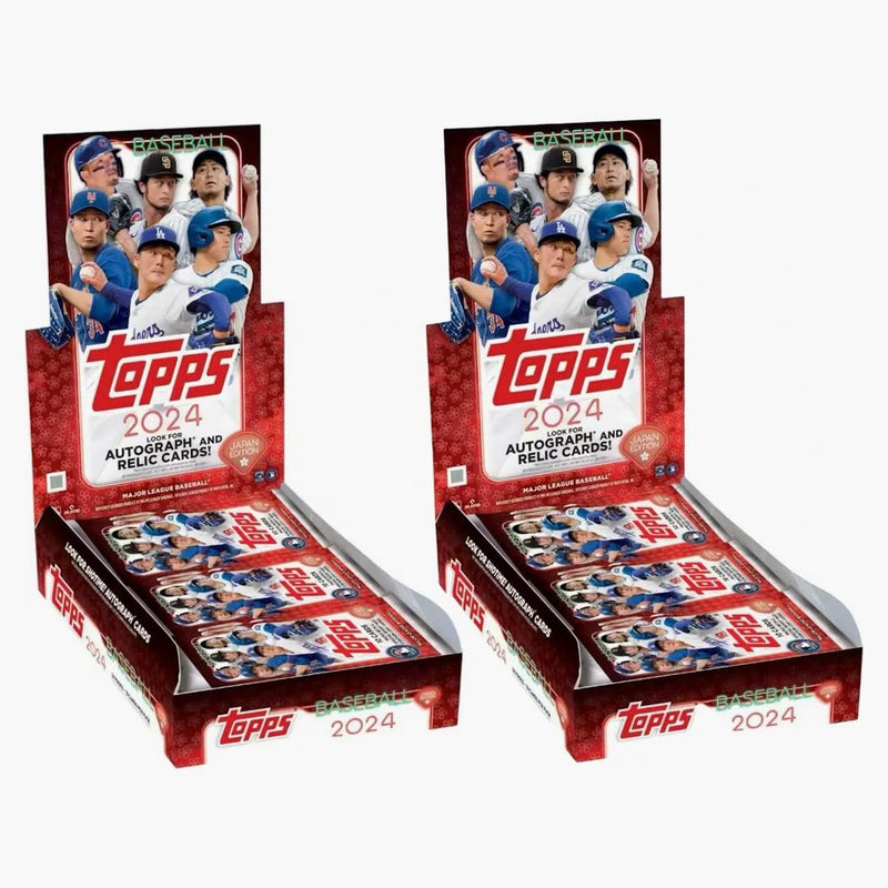 2024 Topps Japan Edition Mlb Baseball Hobby Box 2x Lot