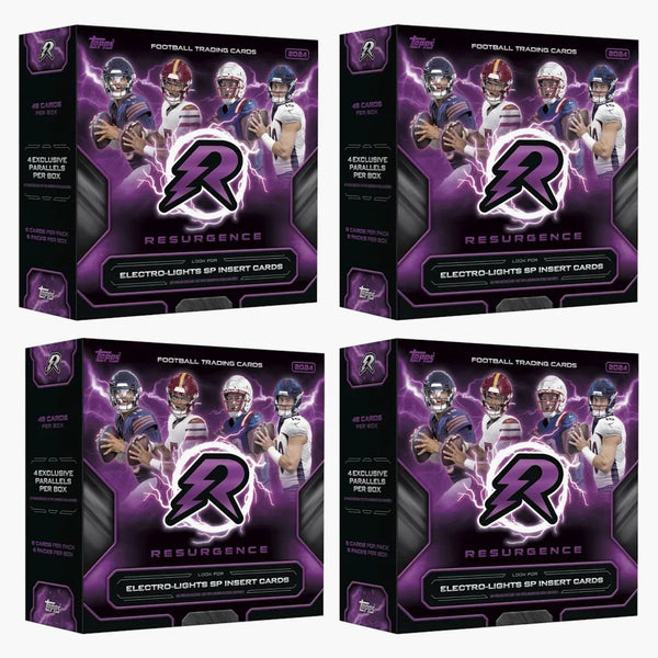 2024 Topps Resurgence Football Mega Box 4x Lot
