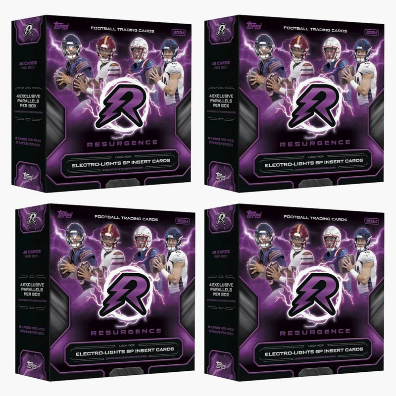 2024 Topps Resurgence Football Mega Box 4x Lot