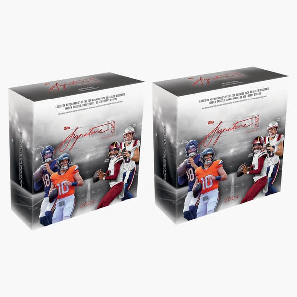 2024 Topps Signature Class Football Mega Box 2x Lot
