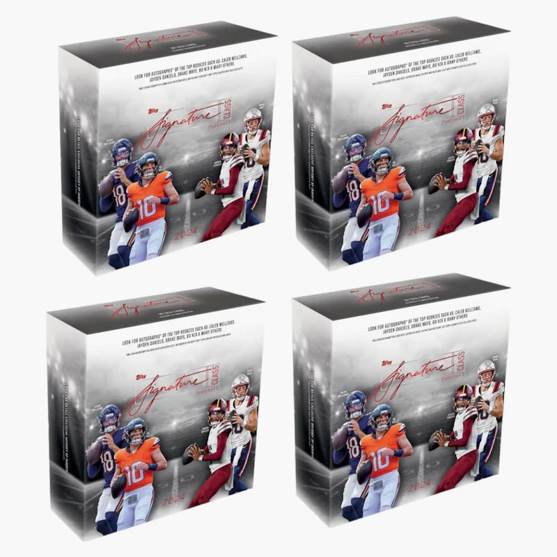 2024 Topps Signature Class Football Mega Box 4x Lot