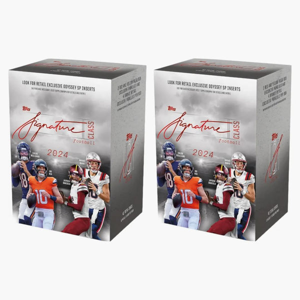 2024 Topps Signature Class Football Value Box 2x Lot