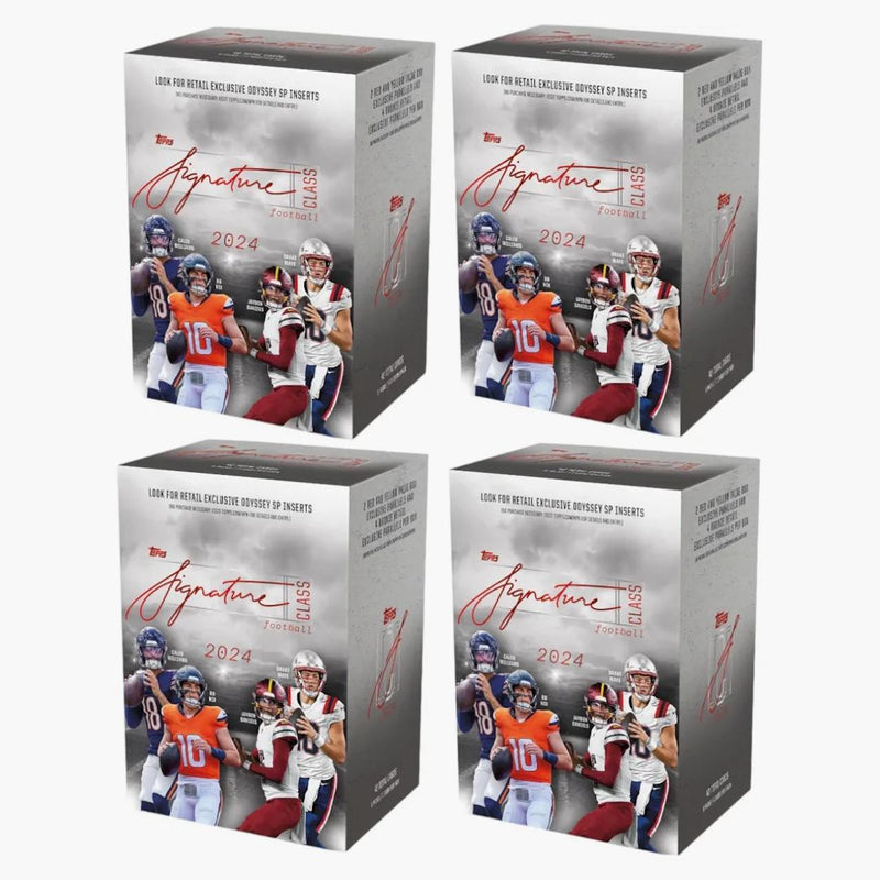 2024 Topps Signature Class Football Value Box 4x Lot