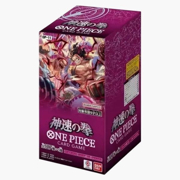 2025 Bandai One Piece A Fist Of Divine Speed Booster Box (japan) (op11)