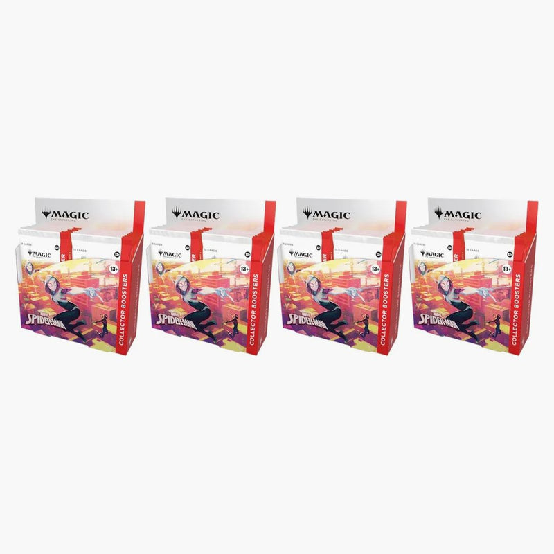 2025 Magic: The Gathering Marvel's Spider-man Collector Booster Box 4x Lot
