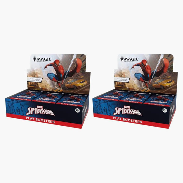 2025 Magic: The Gathering Marvel's Spider-man Play Booster Box 2x Lot