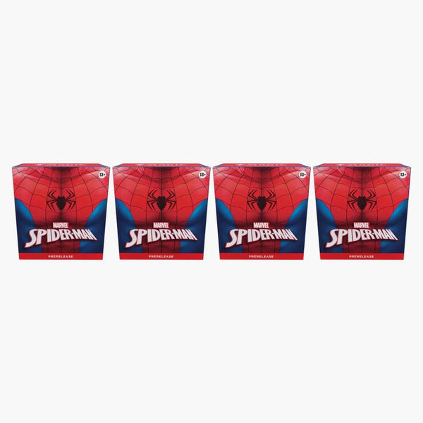 2025 Magic: The Gathering Marvel's Spider-man Prerelease Pack 4x Lot