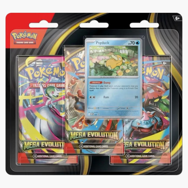 2025 Pokémon Mega Evolution 3-pack Blister Pack