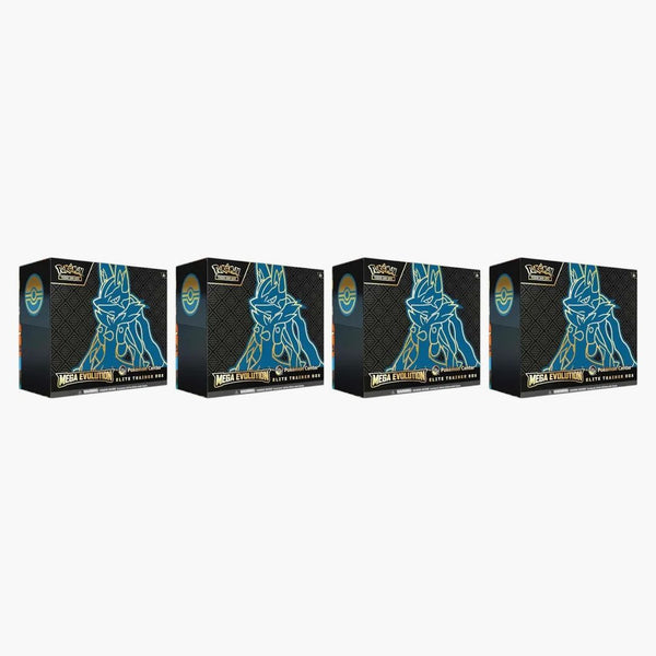 2025 Pokémon Mega Evolution Mega Lucario Elite Trainer Box (pokemon Center) 4x Lot
