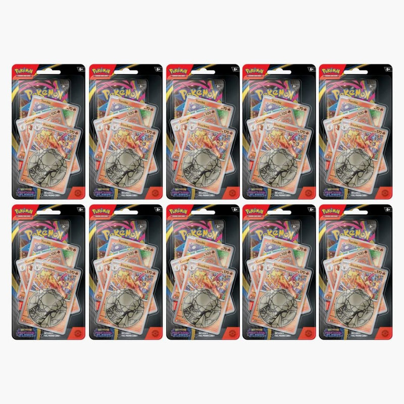 2025 Pokémon Mega Evolution Phantasmal Flames Blaziken Blister Pack 10x Lot