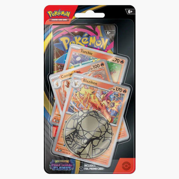 2025 Pokémon Mega Evolution Phantasmal Flames Blaziken Blister Pack