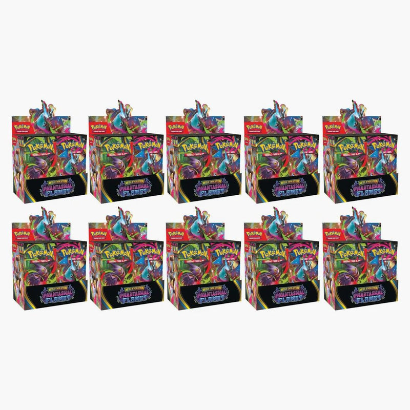 2025 Pokémon Mega Evolution Phantasmal Flames Booster Box 10x Lot