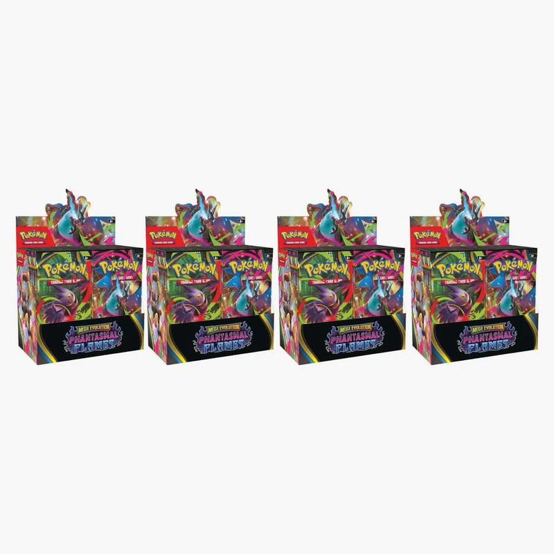 2025 Pokémon Mega Evolution Phantasmal Flames Booster Box 4x Lot