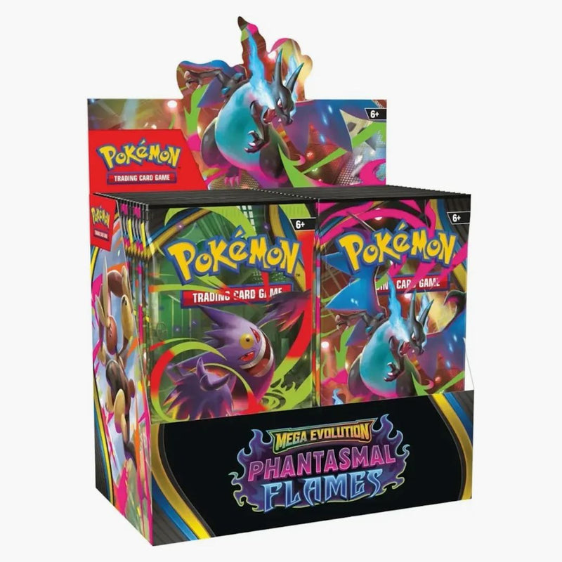 2025 Pokémon Mega Evolution Phantasmal Flames Booster Box